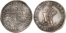 BRAUNSCHWEIG - WOLFENBÜTTEL. Heinrich Julius, 1589-1613. 
Taler 1611, Zellerfeld.
Dav. 6285, Welter 645 B ss - vz