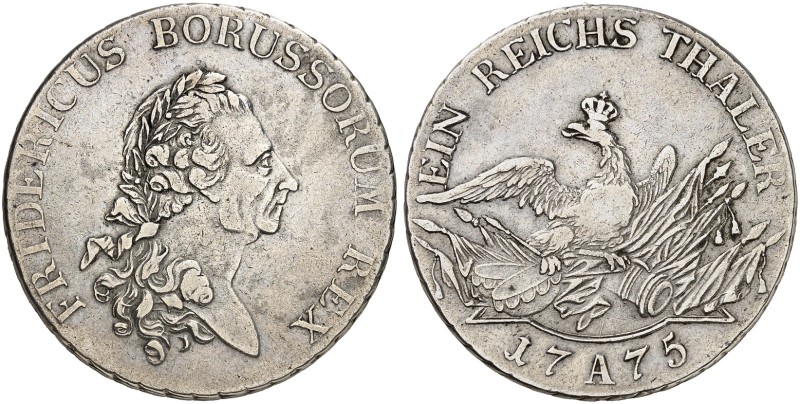 PREUSSEN. Friedrich II., "der Große", 1740-1786. 
Taler 1775, Berlin.
Dav. 259...