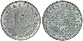 J. 375, EPA 38 
10 Reichspfennig 1946 G.
vz