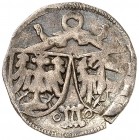Pfennig o. J. (1465-1467).
Kellner 118, Slg. Erl. 83 ss