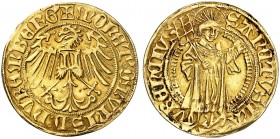 Goldgulden o. J. (1516).
Friedb. 1801, Kellner 8, Slg. Erl. - Gold, R ! ss+