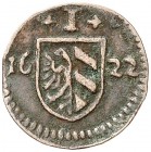 Kipper-Pfennig 1622.
Kellner 200, Slg. Erl. - ss
