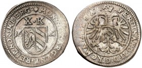 Kipper-10 Kreuzer 1622, mit Titel Ferdinand II.
Kellner 190b, Slg. Erl. 476 ss