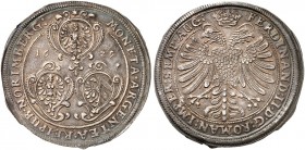 Taler 1629, mit Titel Ferdinand II.
Dav. 5647, Kellner 240, Slg. Erl. 438 min. ZE, vz