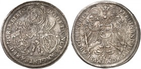 Taler o. J., mit Titel Ferdinand II.
Dav. 5651, Kellner 251, Slg. Erl. - ss - vz