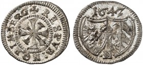 Kreuzer 1647.
Kellner 325, Slg. Erl. - f. St