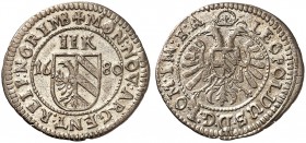 2 Kreuzer 1680, mit Titel Leopold I.
Kellner 317, Slg. Erl. 653 vz