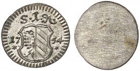 Pfennig 1754.
Kellner 399, Slg. Erl. - prfr