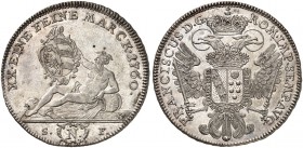 1/2 Konventionstaler 1760, mit Titel Franz I.
Kellner 353, Slg. Erl. 717 f. St