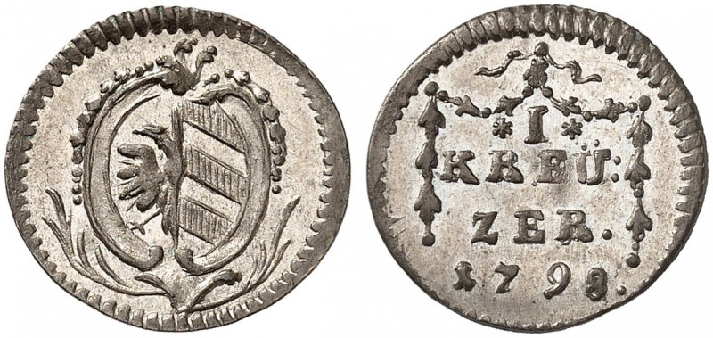 Kreuzer 1798.
Kellner 391, Slg. Erl. 821 St