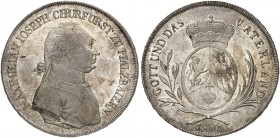 BAYERN. Maximilian IV. (I.) Joseph, 1799-1825. 
Konventionstaler 1804.
Thun 38, Dav. 546, AKS 9, Hahn 431 vz - prfr