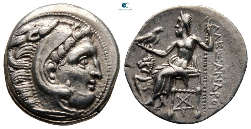 Kings of Macedon. Kolophon. Alexander III "the Great" 336-323 BC. Struck under L...
