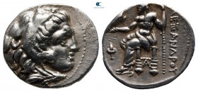 Kings of Macedon. Sardeis. Philip III Arrhidaeus 323-317 BC.  In the name and types of Alexander III. Struck under Menander or Kleitos, circa 322-319/...