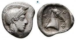Thessaly. Pharsalos circa 475-425 BC. Obol AR