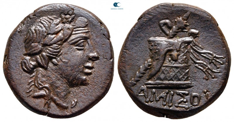 Pontos. Amisos. Time of Mithradates VI Eupator circa 85-65 BC. 
Bronze Æ

21 ...