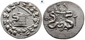 Ionia. Ephesos  180-67 BC. Dated year 3 (of the formation of Provincia Asiae)=132-131 BC. Cistophoric Tetradrachm AR