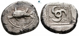 Dynasts of Lycia. Uncertain mint. Khäriga (Karikas) (?) 450-410 BC. Stater AR