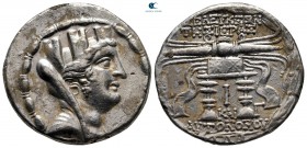 Seleucis and Pieria. Seleukeia Pieria 105-83 BC. Dated CY 10=100-99 BC. Tetradrachm AR