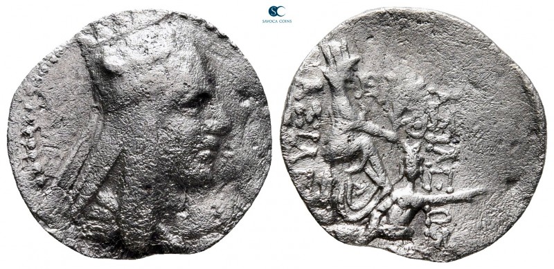 Kings of Armenia. Tigranes II "the Great" 95-56 BC. Dated RY 35 (61 BC)
Drachm ...