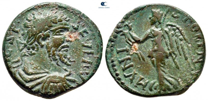 Macedon. Stobi. Septimius Severus AD 193-211. 
Bronze Æ

26 mm, 8,23 g

IM ...