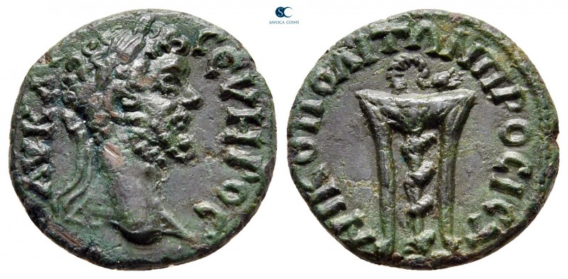 Moesia Inferior. Nikopolis ad Istrum. Septimius Severus AD 193-211. 
Bronze Æ
...