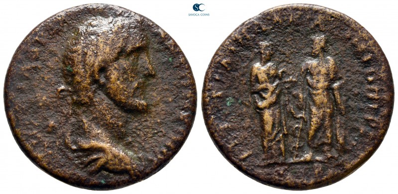 Mysia. Pergamon. Antoninus Pius AD 138-161. 
Bronze Æ. Medallic type

30 mm, ...