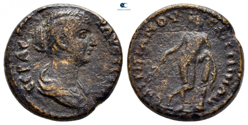 Lydia. Saitta. Faustina II AD 147-175. Titianos, first archon
Bronze Æ

17 mm...