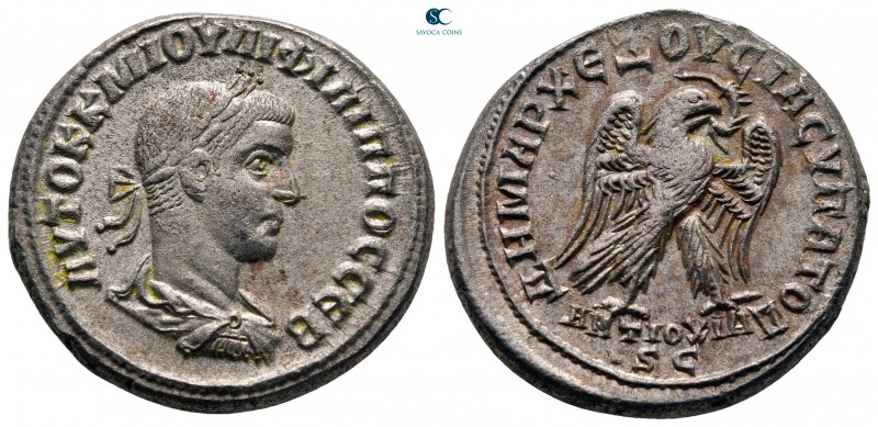 Seleucis and Pieria. Antioch. Philip II AD 247-249. 
Tetradrachm AR

27 mm, 1...