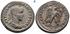 Seleucis and Pieria. Antioch. Philip II AD 247-249. Tetradrachm AR