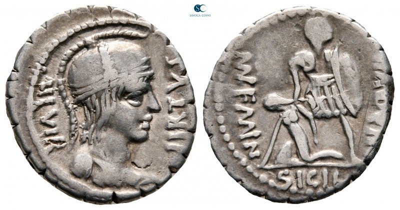 Mn. Aquillius Mn. f. Mn. n 71 BC. Rome
Serrate Denarius AR

20 mm, 3,77 g

...