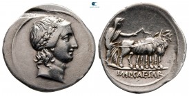 The Triumvirs. Octavian 30-29 BC. Rome. Denarius AR