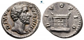 Antoninus Pius AD 138-161. struck under Marcus Aurelius. Rome. Denarius AR