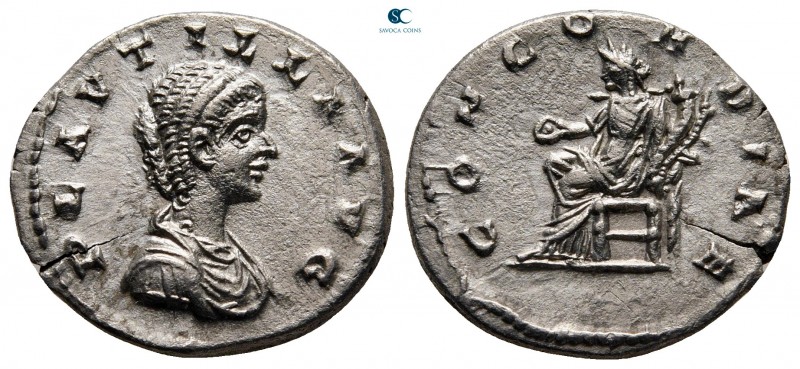 Plautilla. Augusta AD 202-205. Laodicea ad Mare
Denarius AR

20 mm, 3,30 g
...