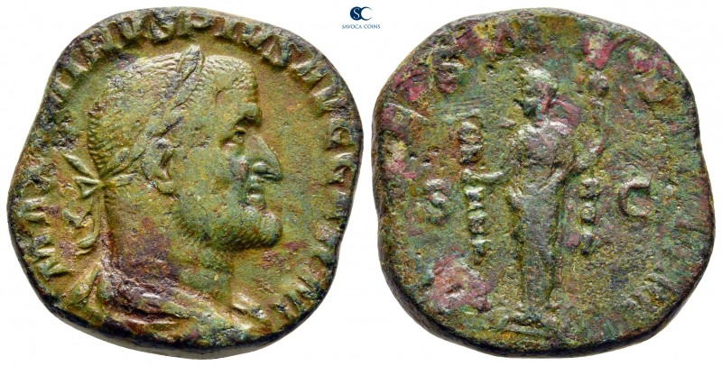 Maximinus I Thrax AD 235-238. Rome
Sestertius Æ

29 mm, 18,76 g

MAXIMINVS ...