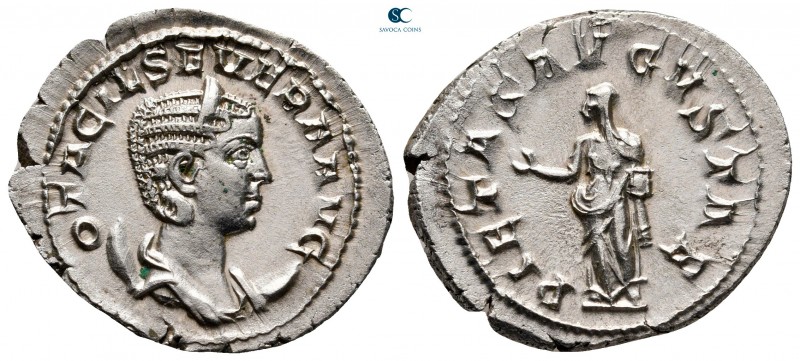 Otacilia Severa AD 244-249. Rome
Antoninianus AR

24 mm, 3,87 g

OTACIL SEV...