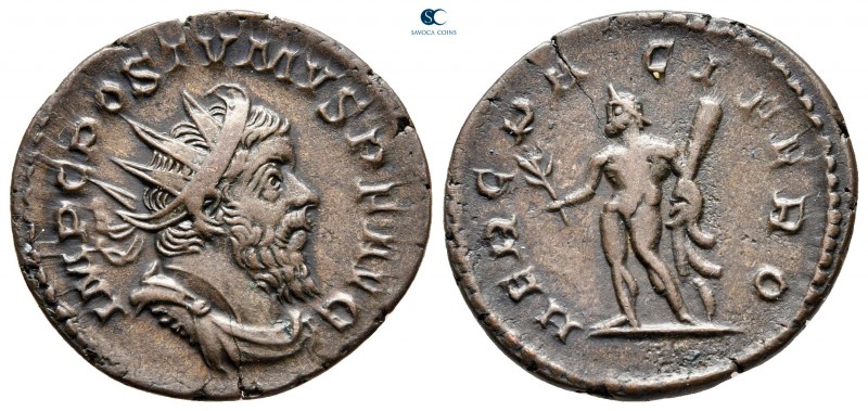 Postumus, Usurper in Gaul AD 260-269. Lugdunum (Lyon)
Antoninianus Æ

22 mm, ...