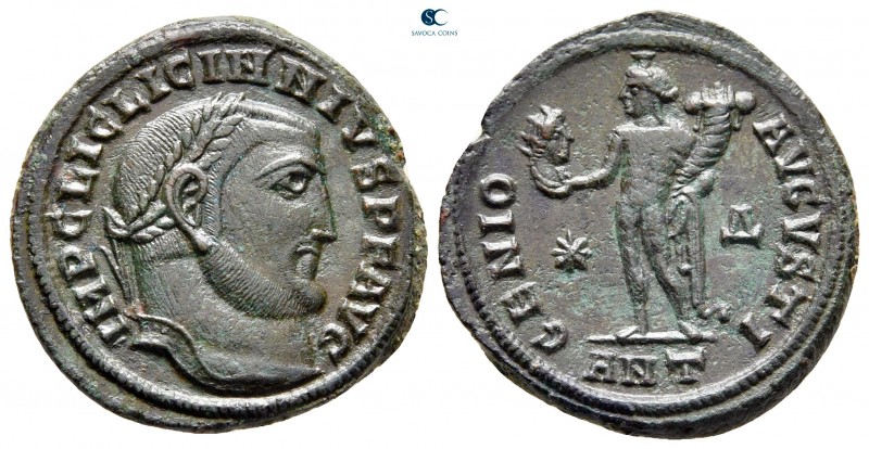 Licinius I AD 308-324. Antioch
Follis Æ

22 mm, 5,18 g

IMP C LIC LICINNIVS...