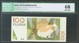 ARUBA. 100 Florin. 1 January 1990. (Pick: 10). ICG68.