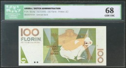 ARUBA. 100 Florin. 16 July 1993. (Pick: 14). ICG68.