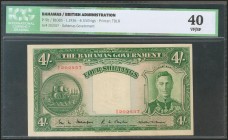 BAHAMAS. 4 Shillings. 1936. (Pick: 9b). ICG40.