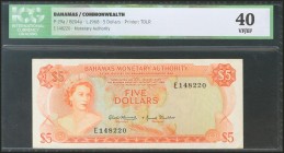 BAHAMAS. 5 Dollars. 1968. (Pick: 29a). ICG40.