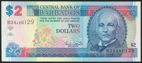 BARBADOS. 2 Dollars. 2000. (Pick: 60). Uncirculated.