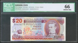 BARBADOS. 20 Dollars. 2 May 2012. (Pick: 72). ICG66.