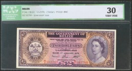 BELIZE. 2 Dollars. 1 January 1976. (Pick: 34c). ICG30.
