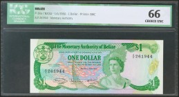 BELIZE. 1 Dollar. 1 June 1980. (Pick: 38a). ICG66.
