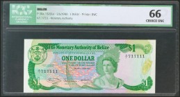 BELIZE. 1 Dollar. 1 June 1980. (Pick: 38a). ICG66.