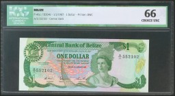BELIZE. 1 Dollar. 1 January 1987. (Pick: 46c). ICG66.