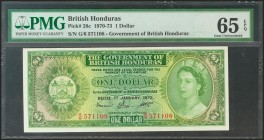 BRITISH HONDURAS. 1 Dollar. 1 January 1972. (Pick: 28c). PMG65EPQ.
