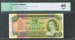CANADA. 20 Dollars. 1969. (Pick: 89a). ICG40.
