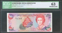CAYMAN ISLANDS. 10 Dollars. 1996. (Pick: 18a). ICG63.